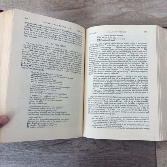 Vtg Rousseau & Revolution Hardcover Coffee Table Book History Civilization Decor - Picture 9 of 12